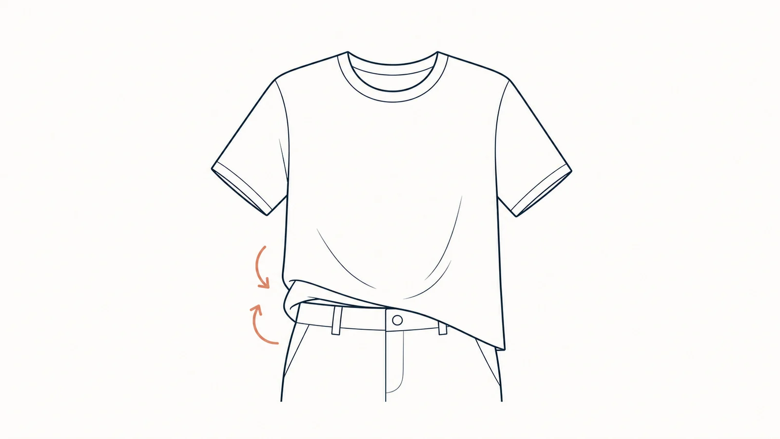 The Half-Tuck: A Simple Way to Style a Standard Graphic Tee